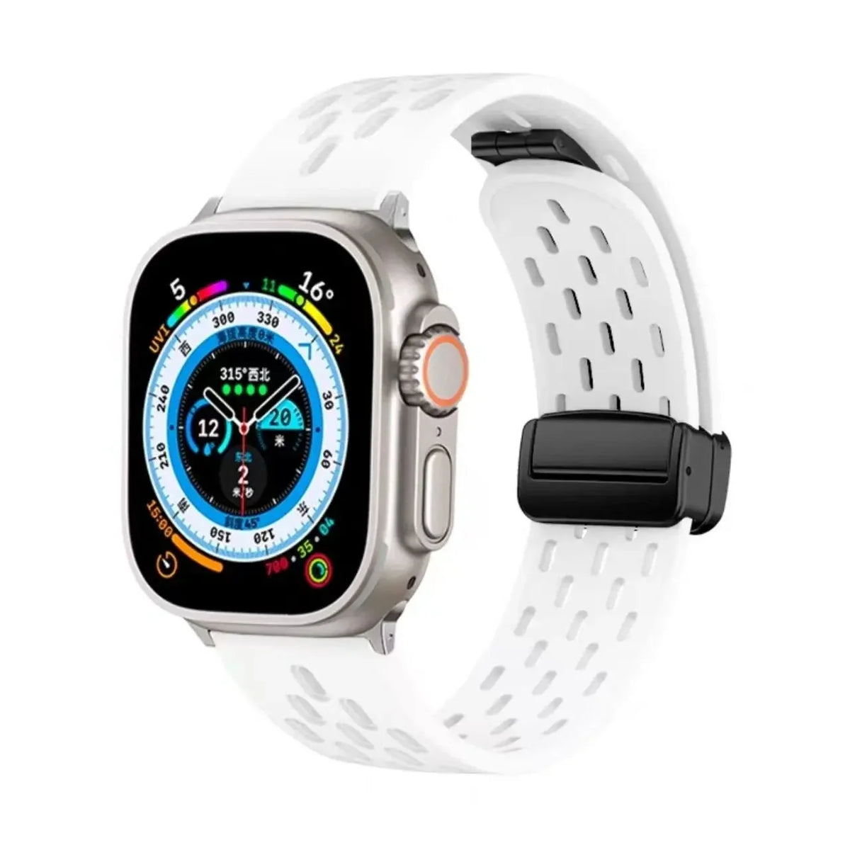 Folding Clasp Sports Silicone Strap