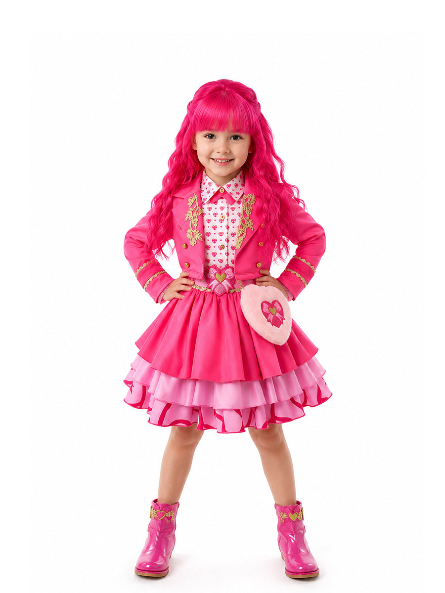 Girls Wonderland Princess Pink Cosplay Costume