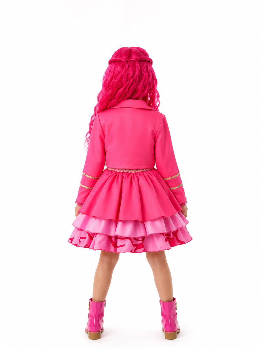 Girls Wonderland Princess Pink Cosplay Costume