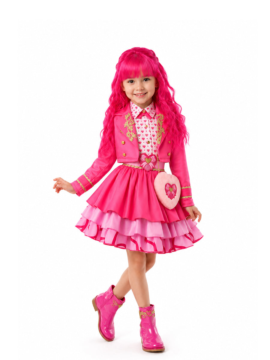 Girls Wonderland Princess Pink Cosplay Costume
