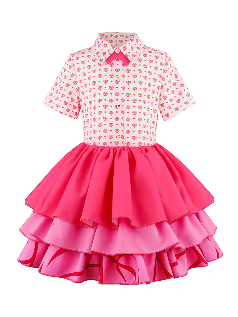 Girls Wonderland Princess Pink Cosplay Costume