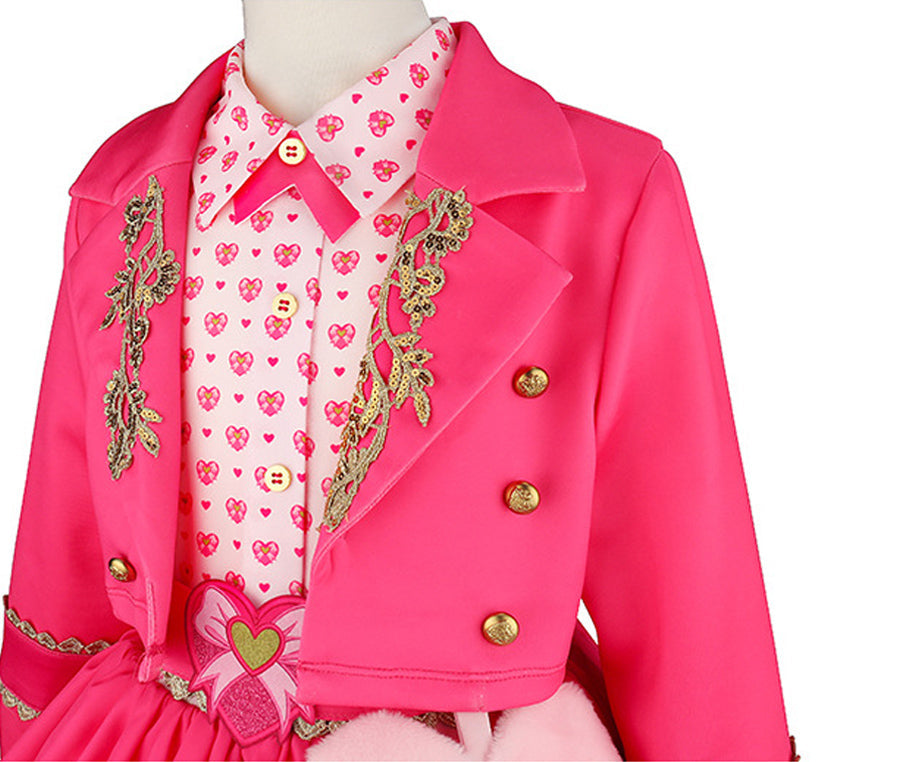 Girls Wonderland Princess Pink Cosplay Costume