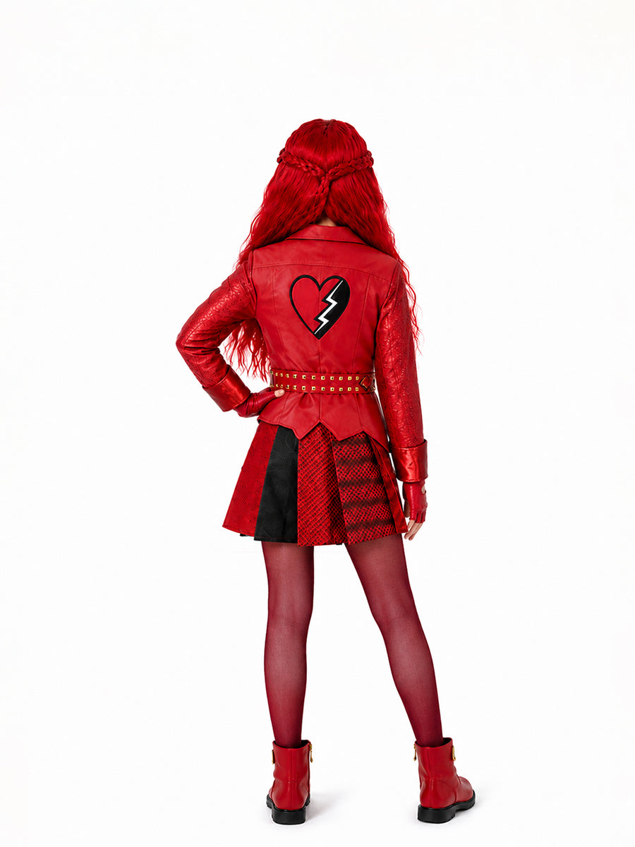 Rebel Wonderland Princess Red Cosplay Costume for Adults & Kids
