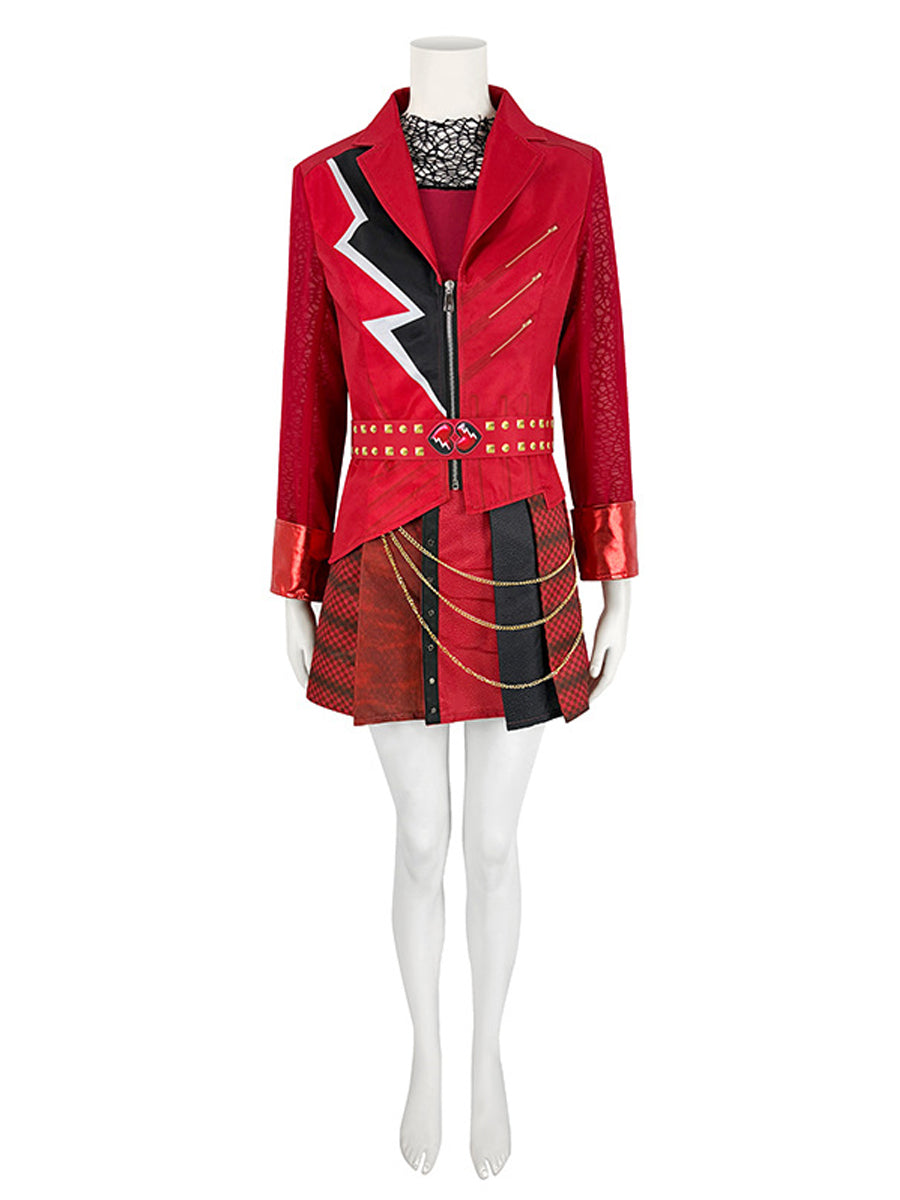 Rebel Wonderland Princess Red Cosplay Costume for Adults & Kids