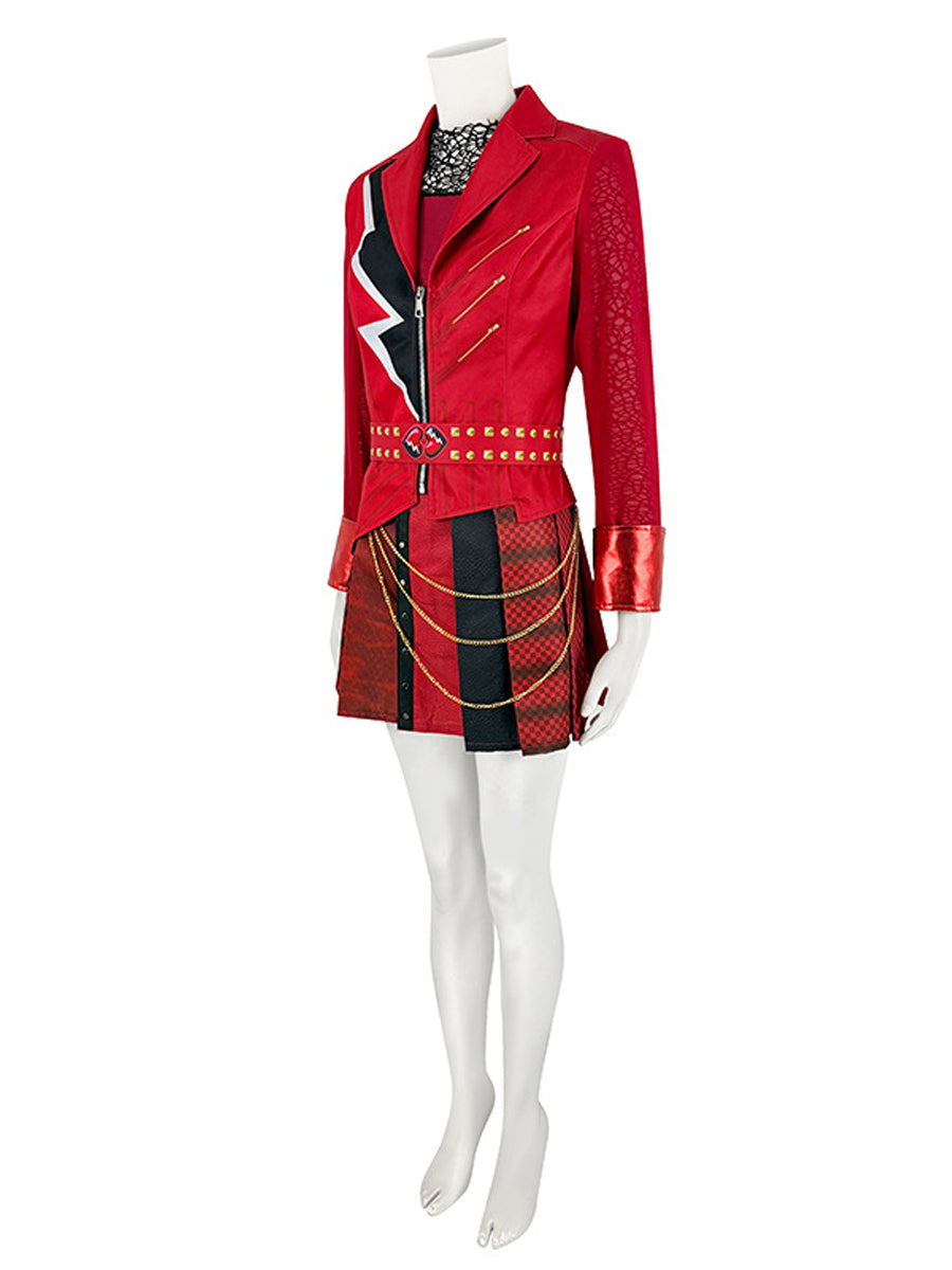 Rebel Wonderland Princess Red Cosplay Costume for Adults & Kids