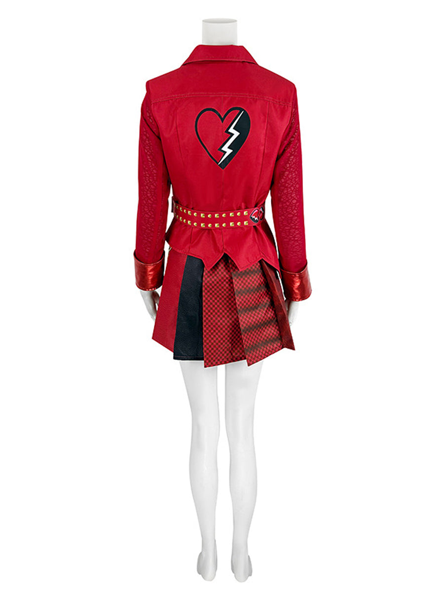 Rebel Wonderland Princess Red Cosplay Costume for Adults & Kids