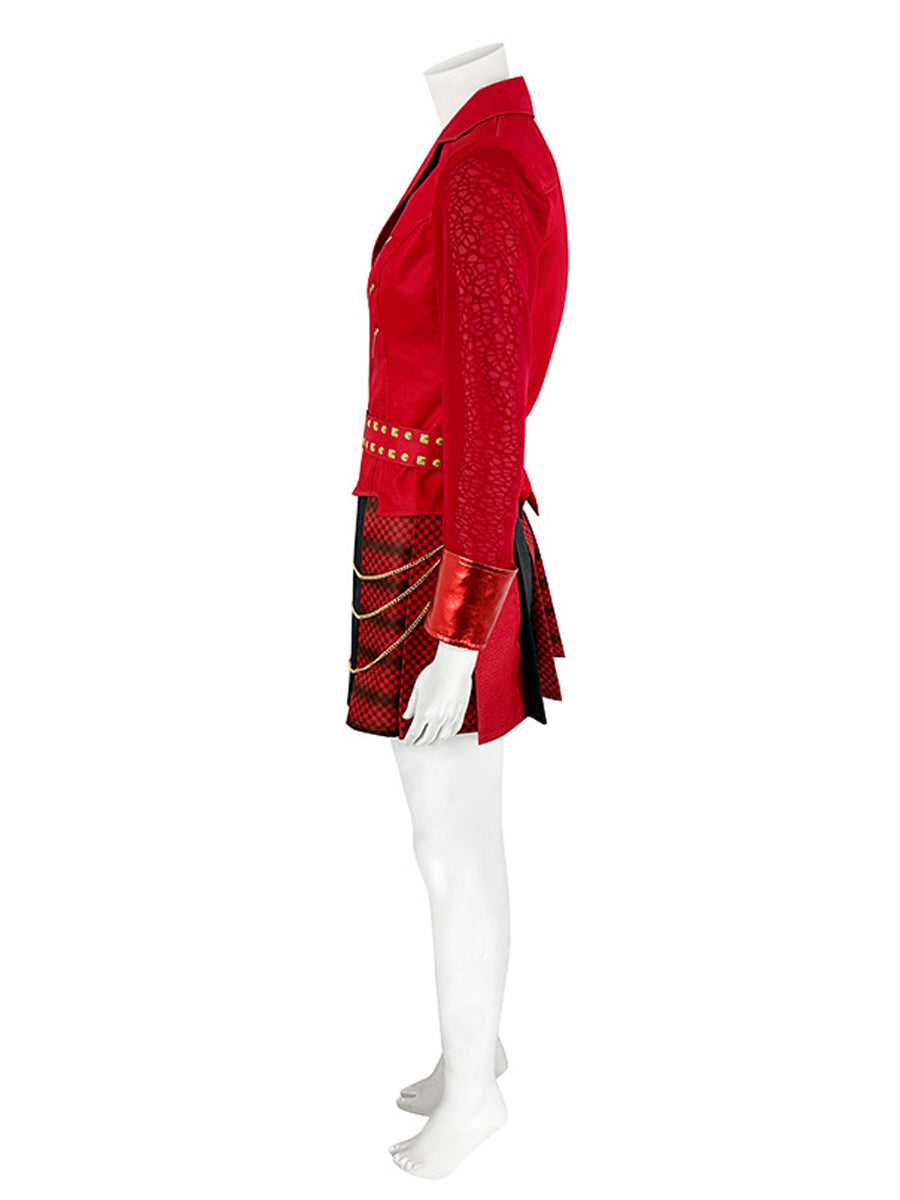 Rebel Wonderland Princess Red Cosplay Costume for Adults & Kids