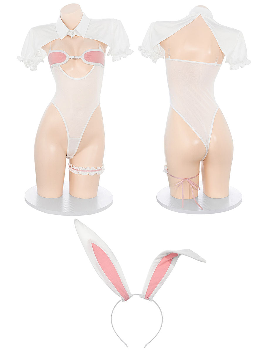Enchanting Bunny Maid Cosplay Lingerie Set