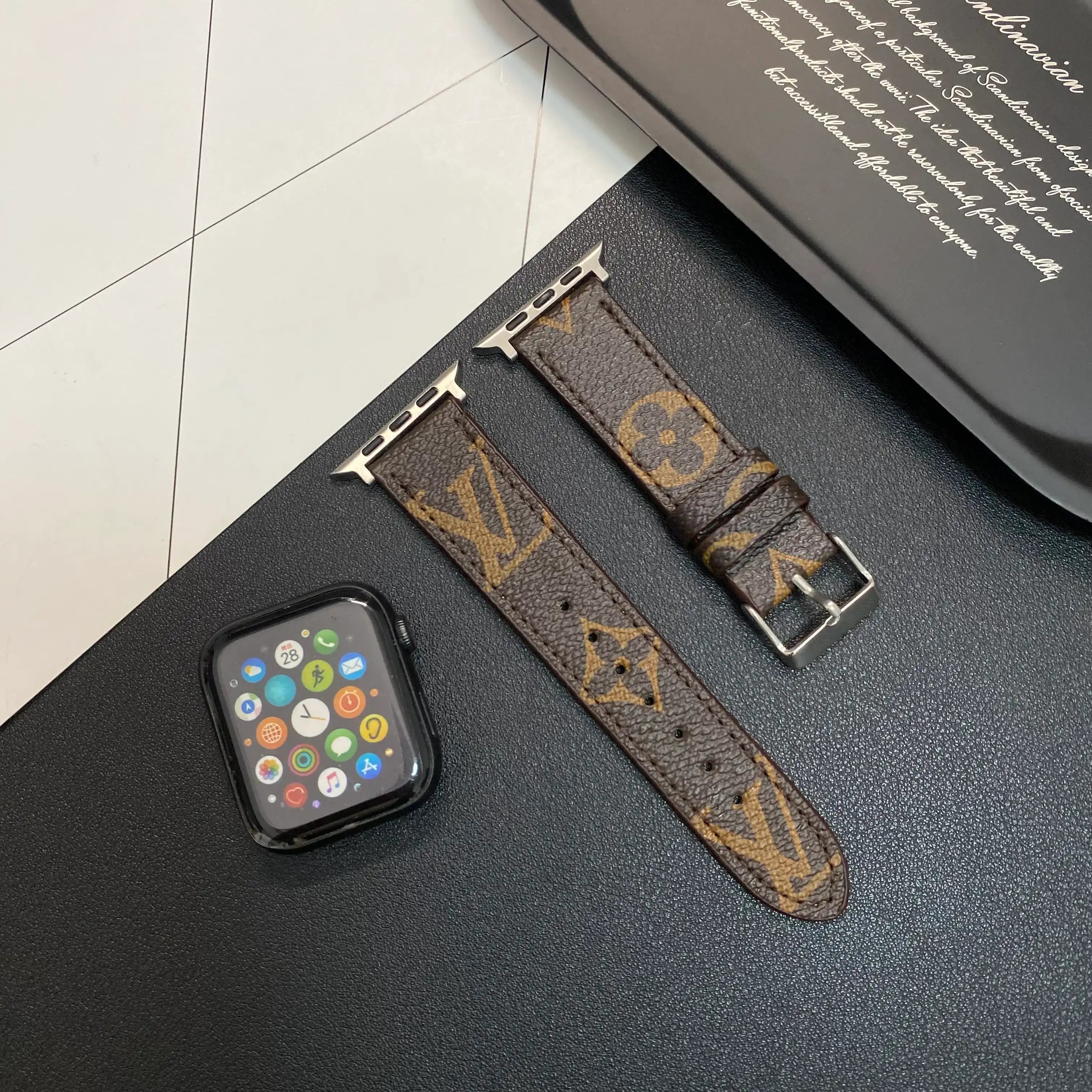 Luxury Leather Band for Apple Watch