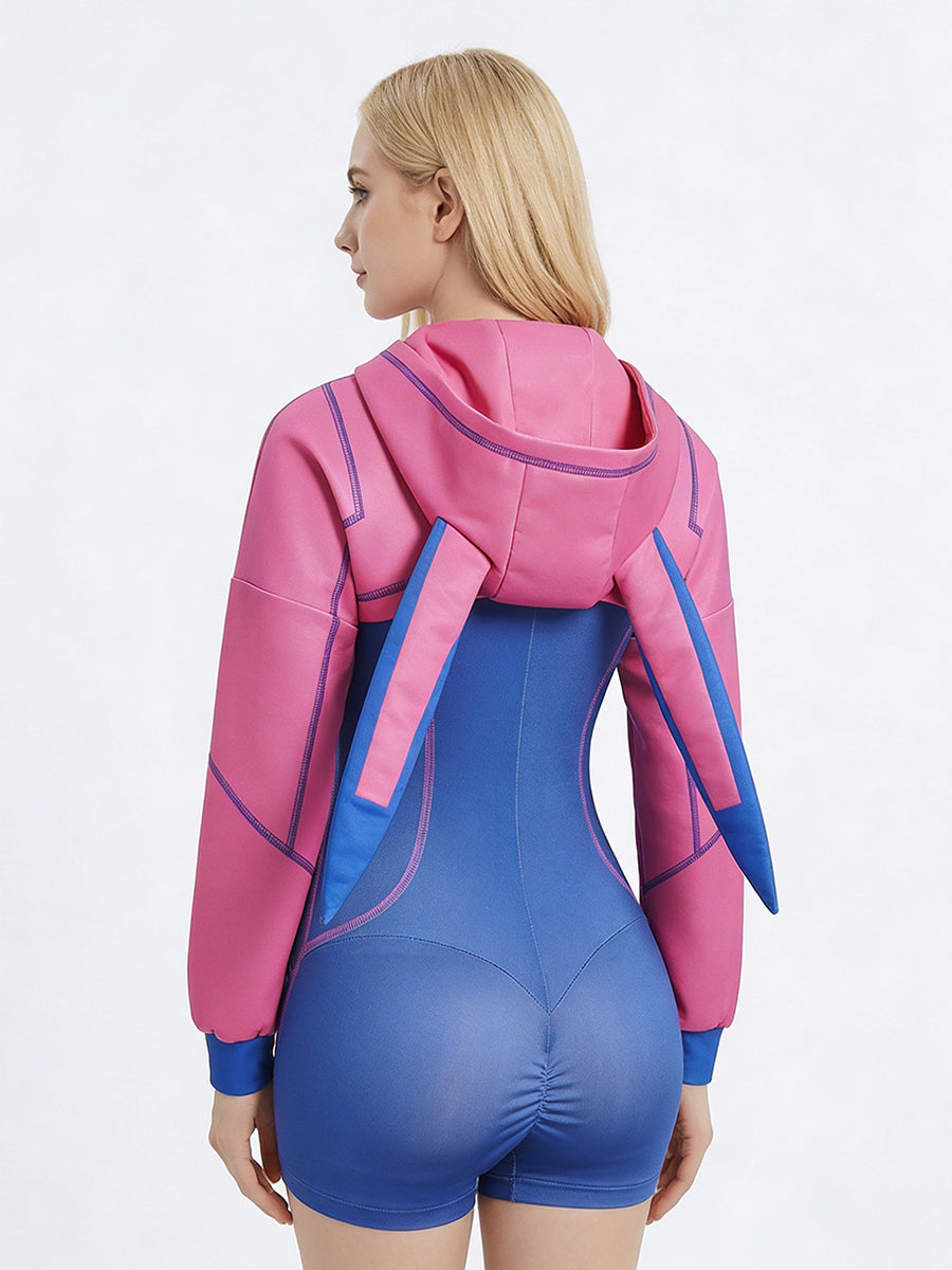Futuristic Bunny Heroine Cosplay Costume