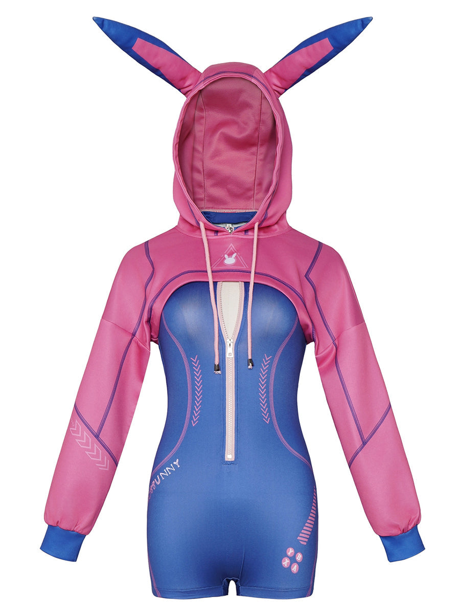Futuristic Bunny Heroine Cosplay Costume