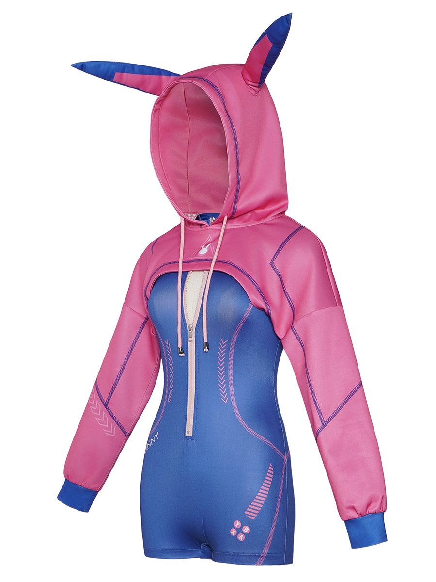 Futuristic Bunny Heroine Cosplay Costume