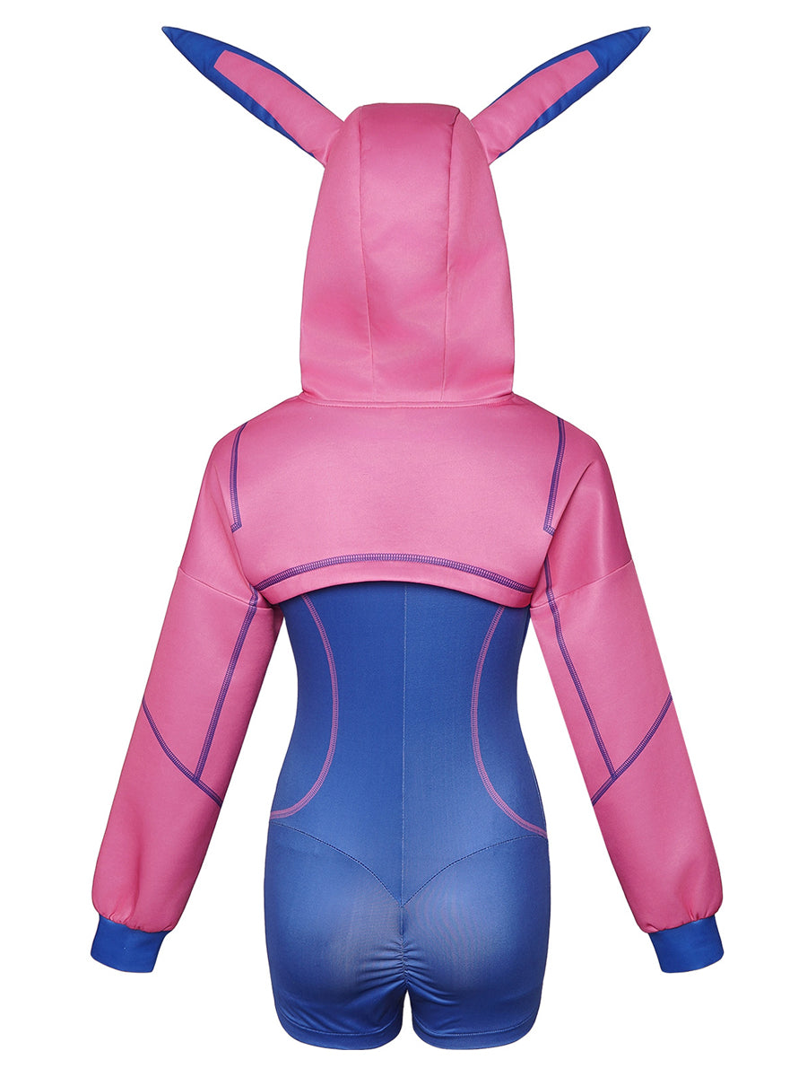 Futuristic Bunny Heroine Cosplay Costume