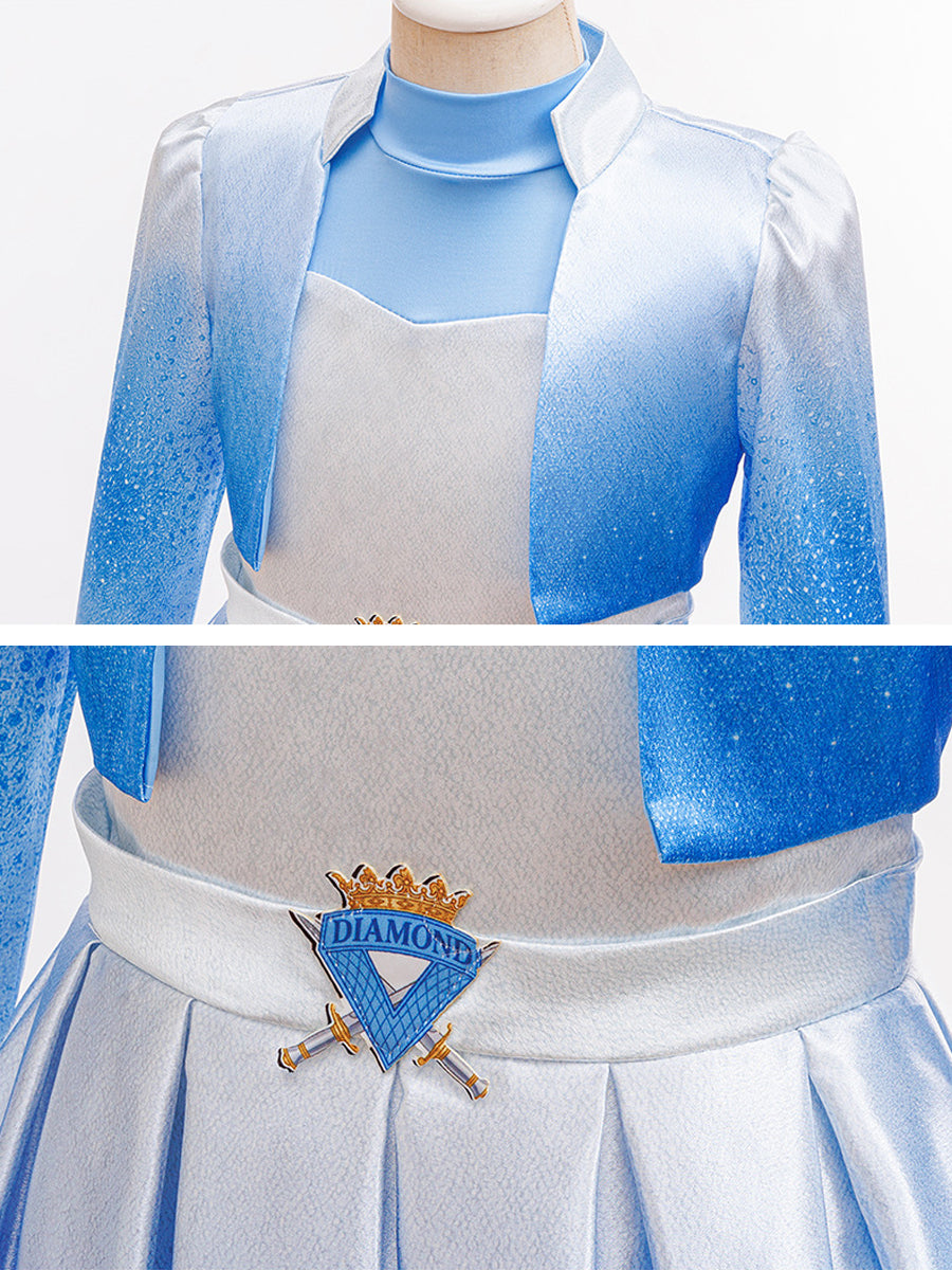 Girls Wonderland Princess Blue Cosplay Costume
