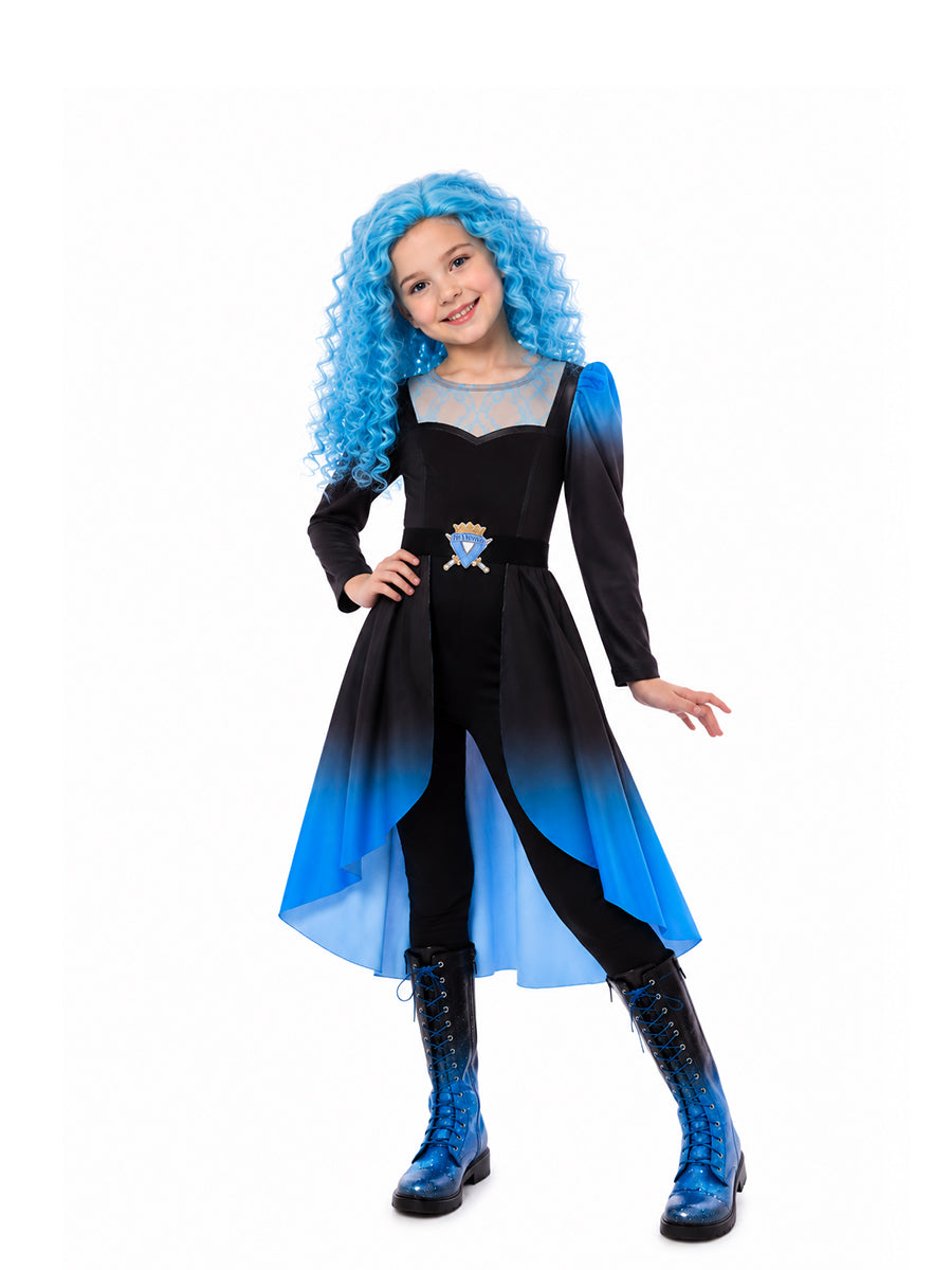 Girls Wonderland Dark Royal Swordswoman Costume