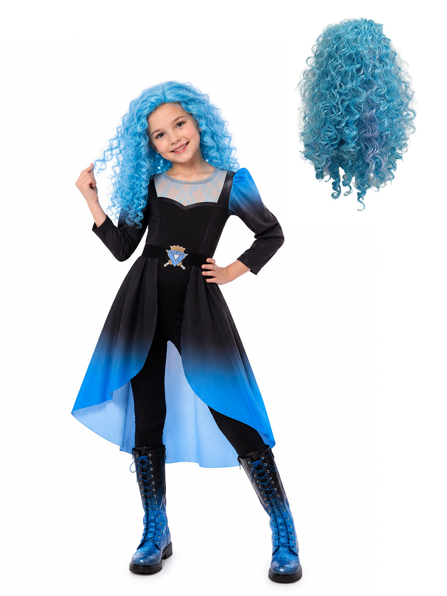 Girls Wonderland Dark Royal Swordswoman Costume