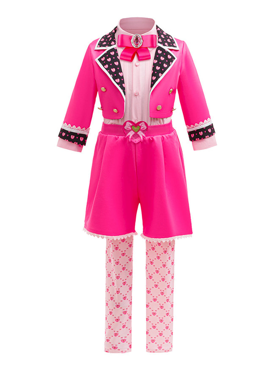Girls Wonderland Princess Pink Cosplay Suit