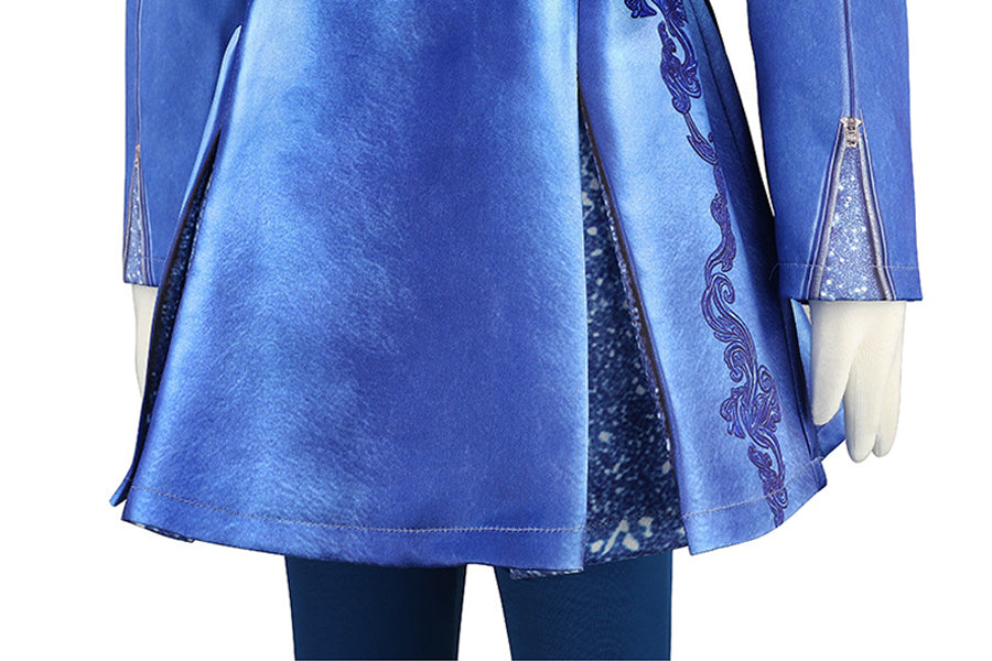 Girls Wonderland Princess Blue Battle Outfit