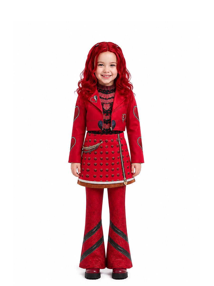 Girls Wonderland Princess Red Cosplay Costume