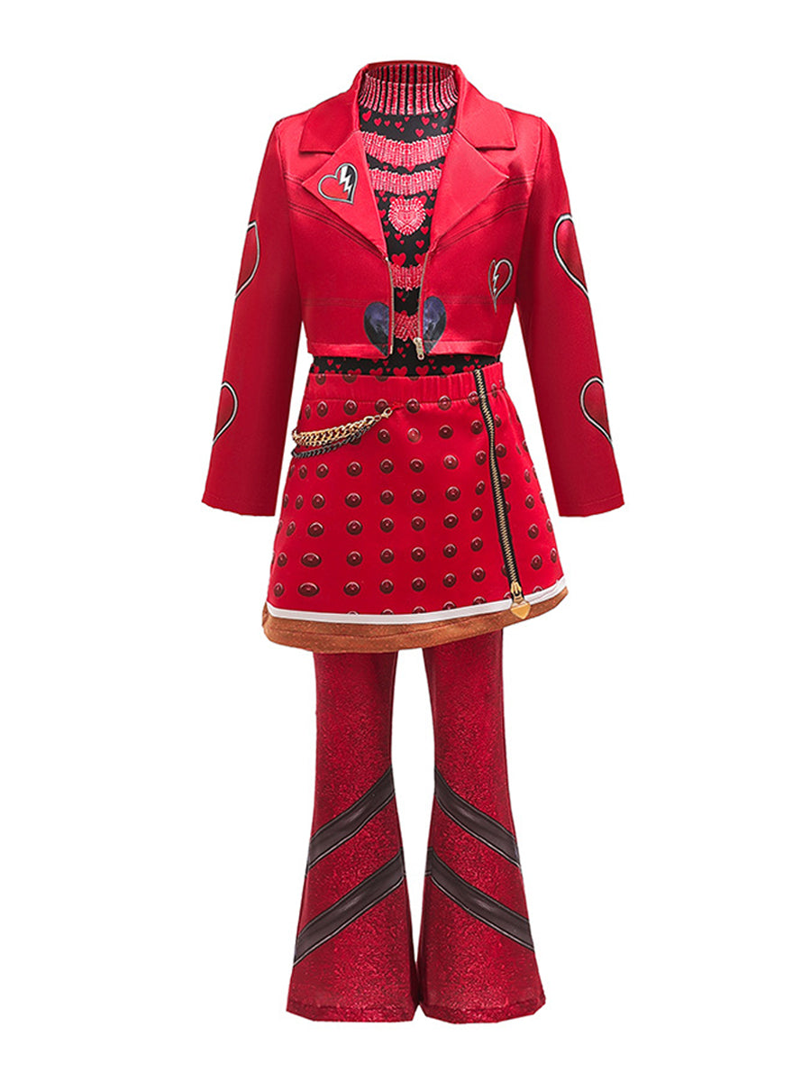 Girls Wonderland Princess Red Cosplay Costume