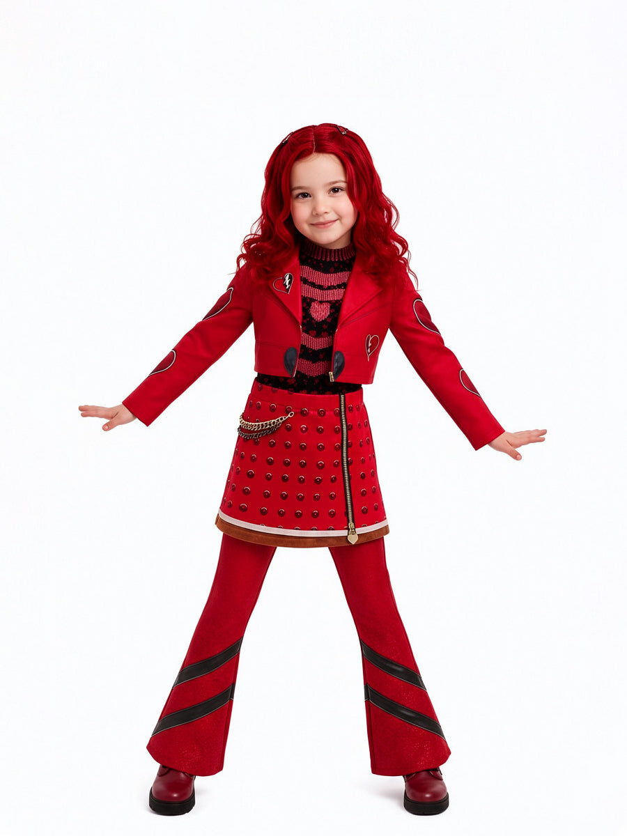 Girls Wonderland Princess Red Cosplay Costume