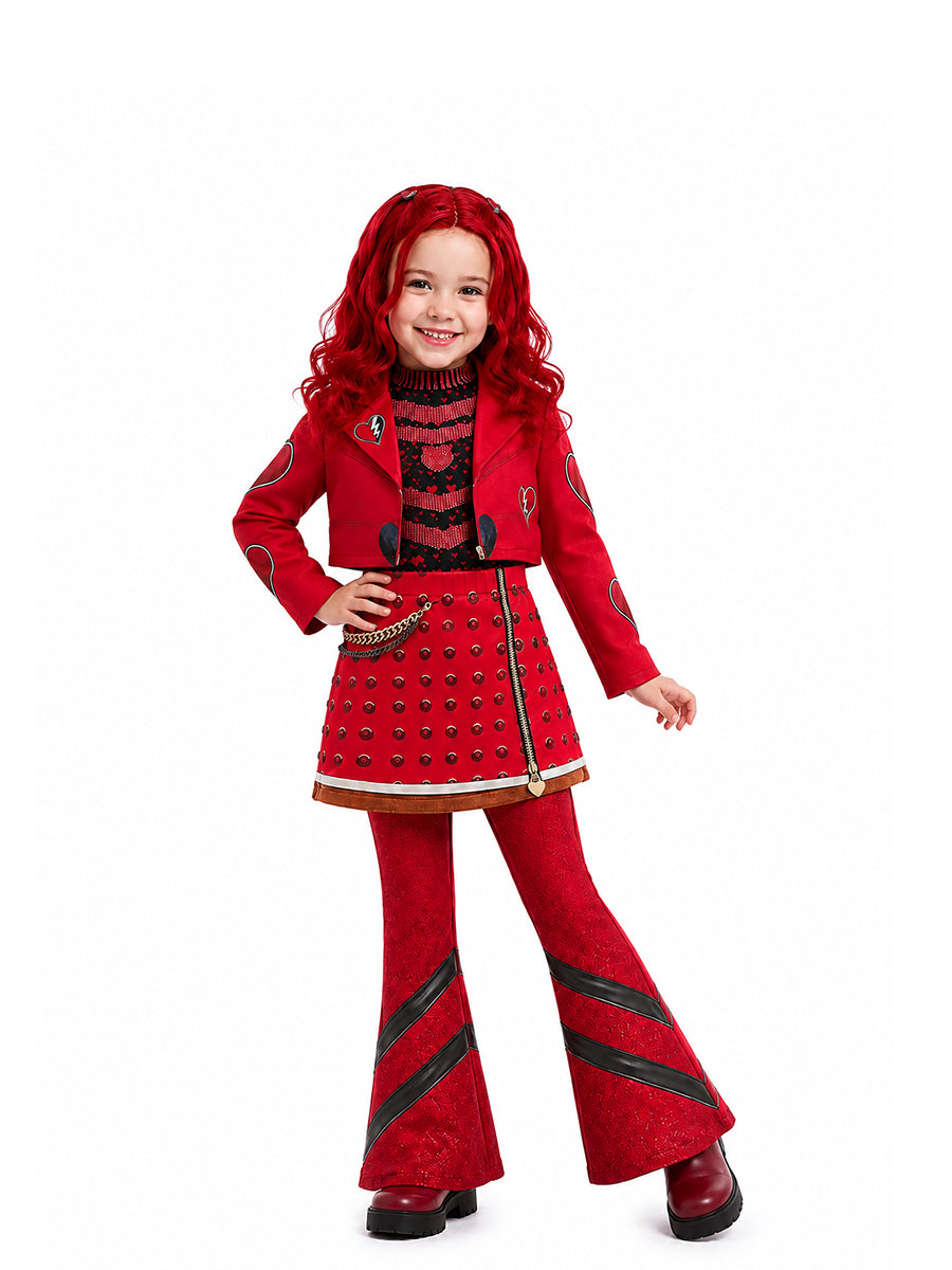 Girls Wonderland Princess Red Cosplay Costume