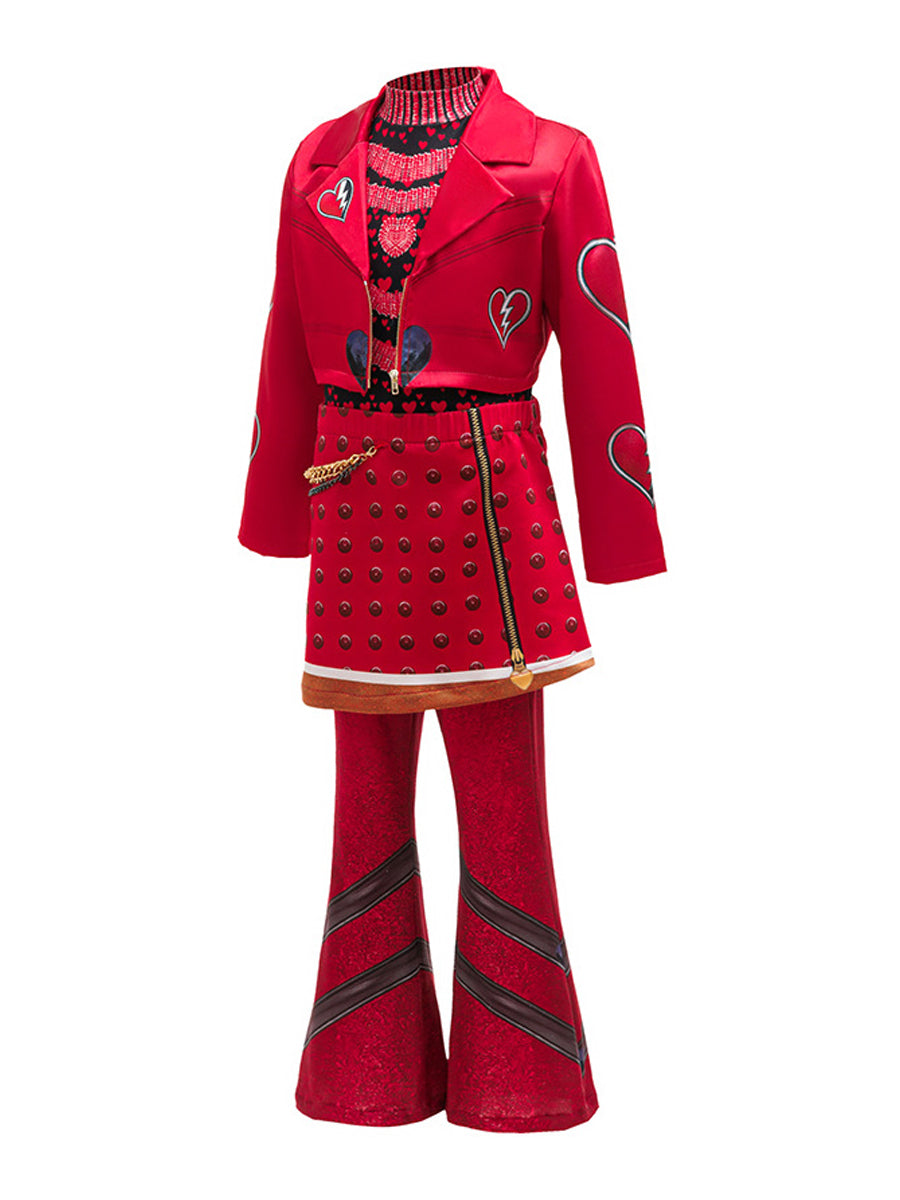 Girls Wonderland Princess Red Cosplay Costume