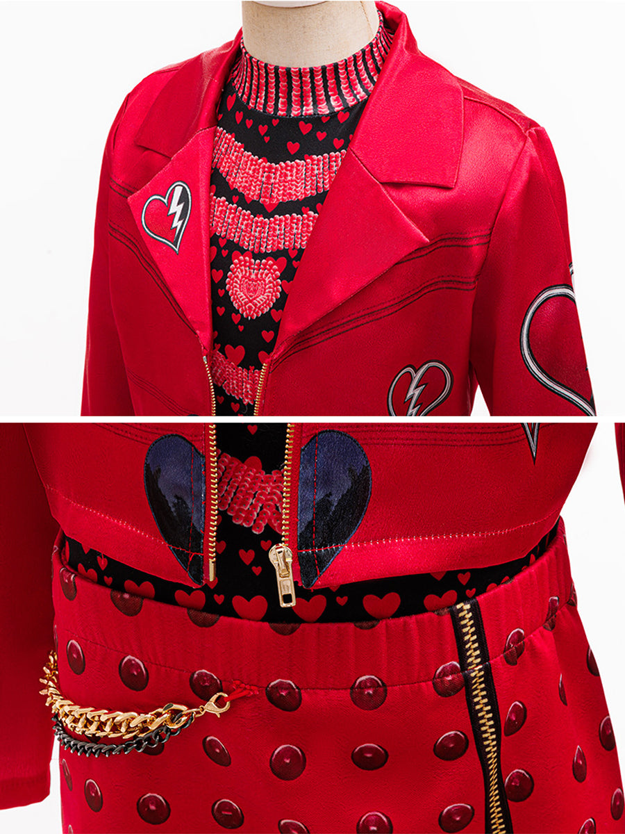 Girls Wonderland Princess Red Cosplay Costume