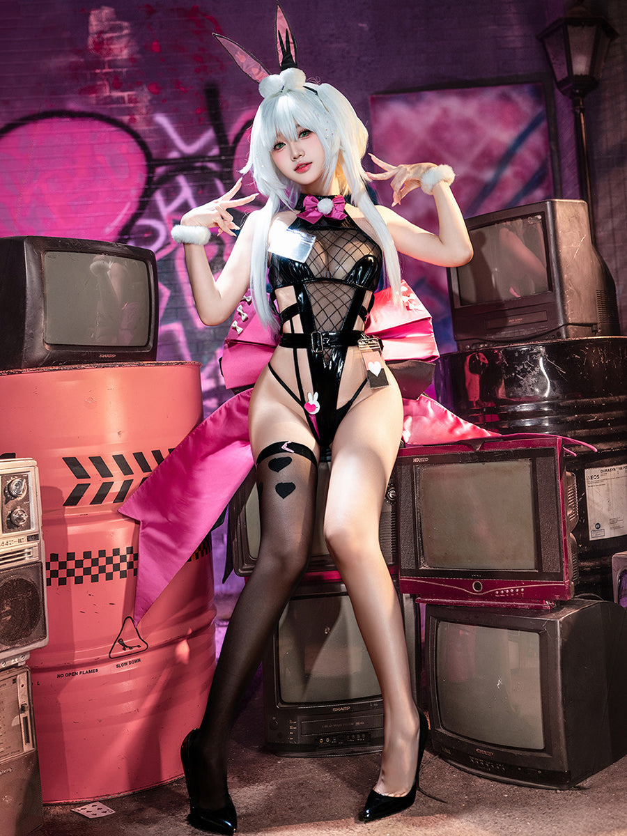 Gothic Bunny Girl Cosplay Costume