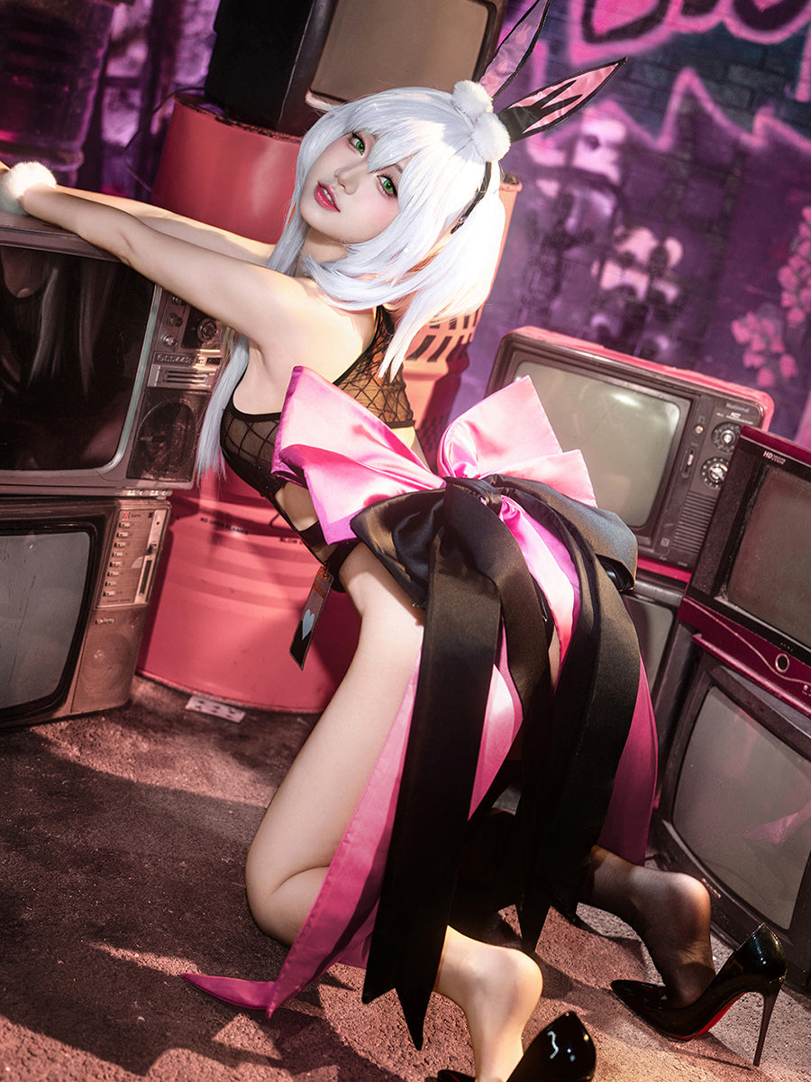 Gothic Bunny Girl Cosplay Costume
