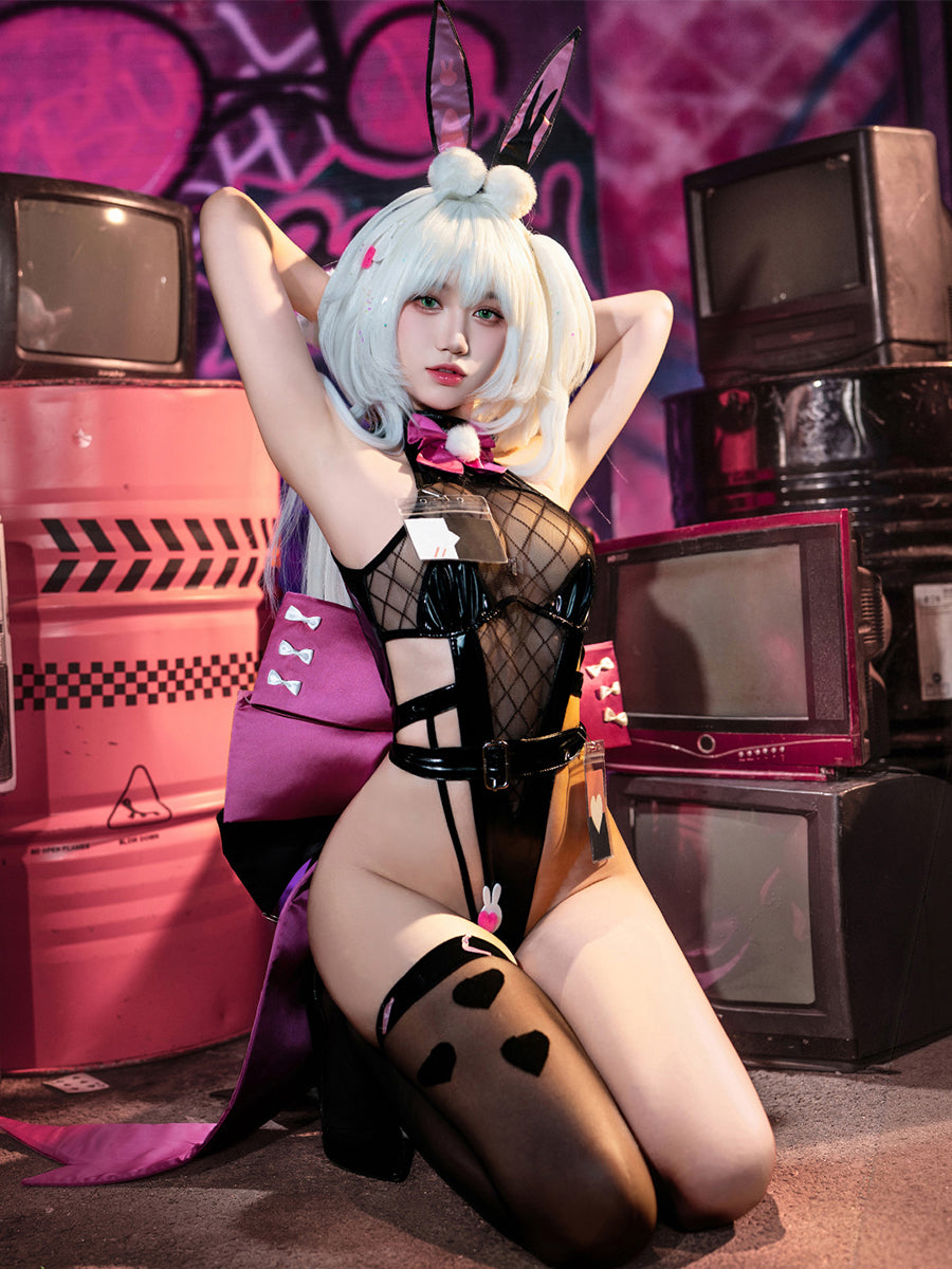 Gothic Bunny Girl Cosplay Costume