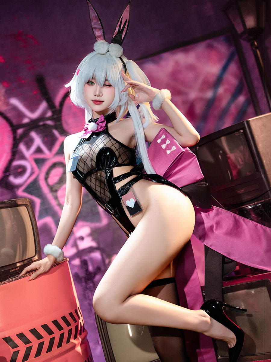 Gothic Bunny Girl Cosplay Costume