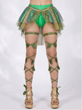 Green Ivy Leg Wraps