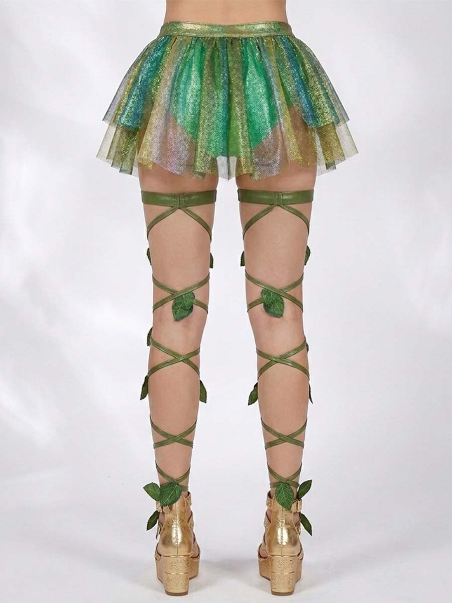 Green Ivy Leg Wraps