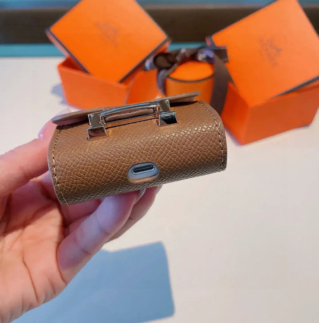 Luxury Designer-Inspired AirPods Case Storage H