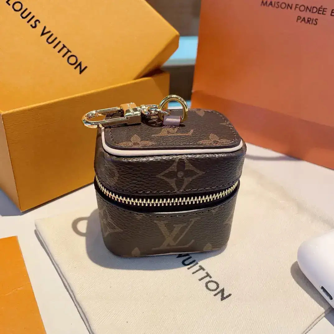 Luxury Designer-Inspired AirPods Case Storage