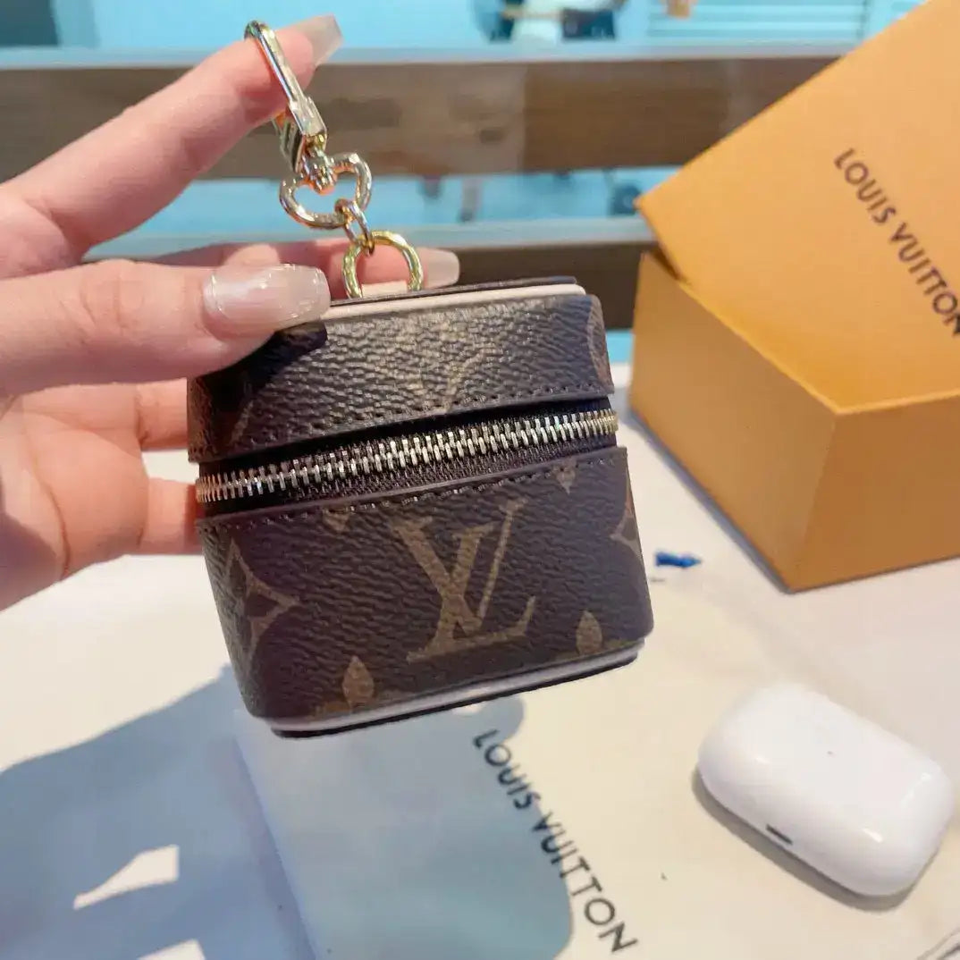 Luxury Designer-Inspired AirPods Case Storage