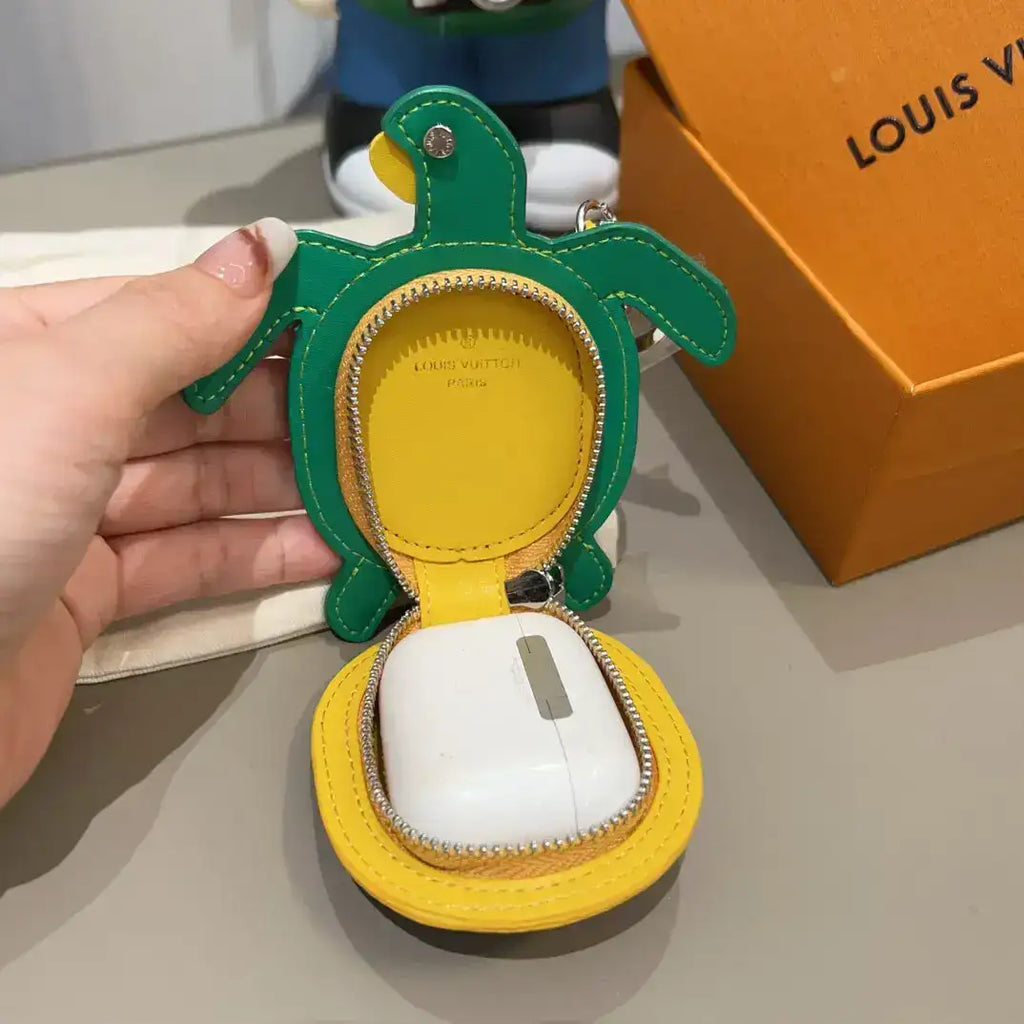 Luxury Designer-Inspired AirPods Case Storage turtle