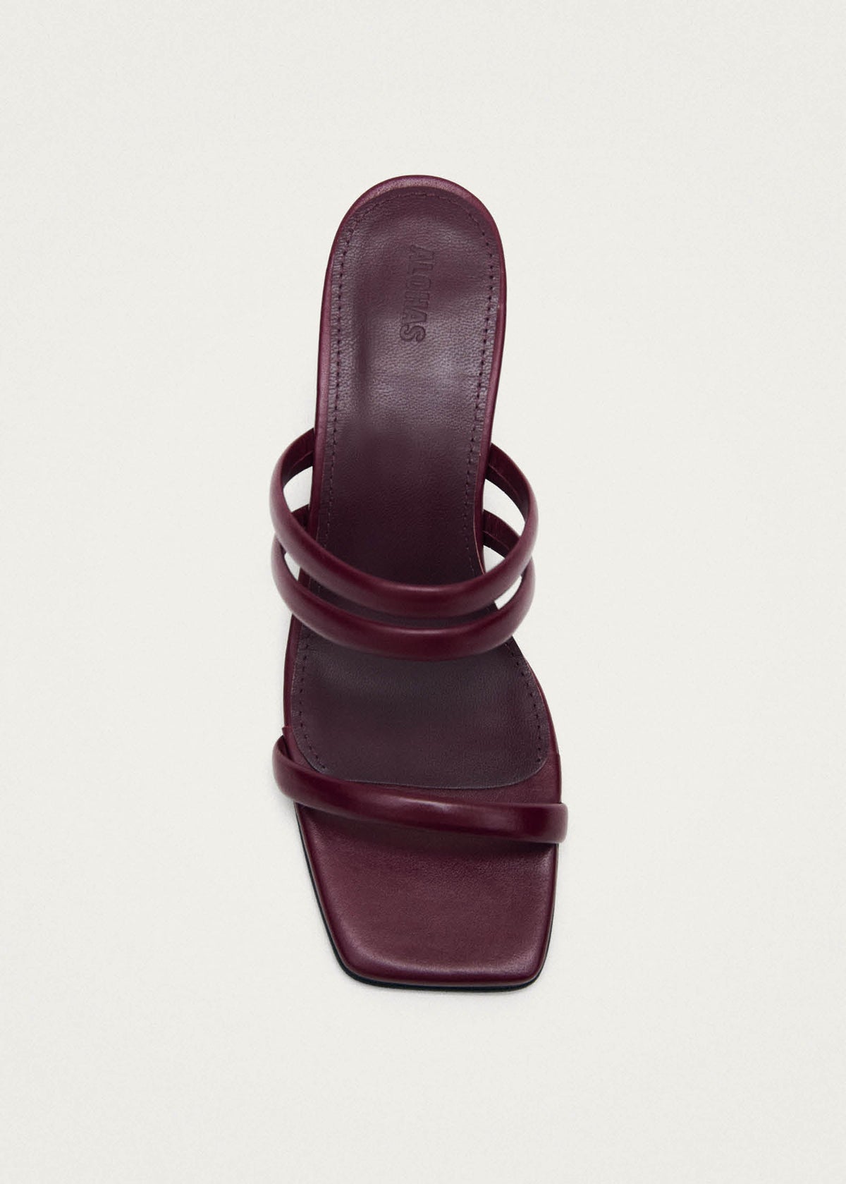 Indiana Bare Burgundy Leather Sandals