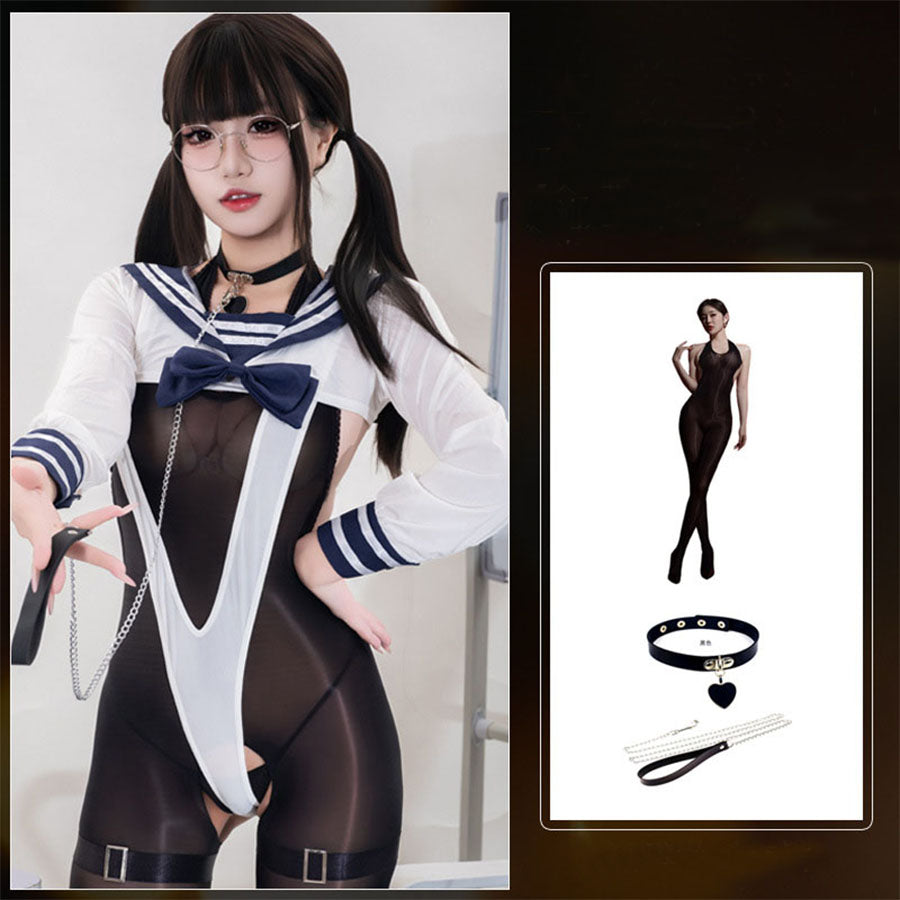 Japanese School Girl Lingerie Costume Set