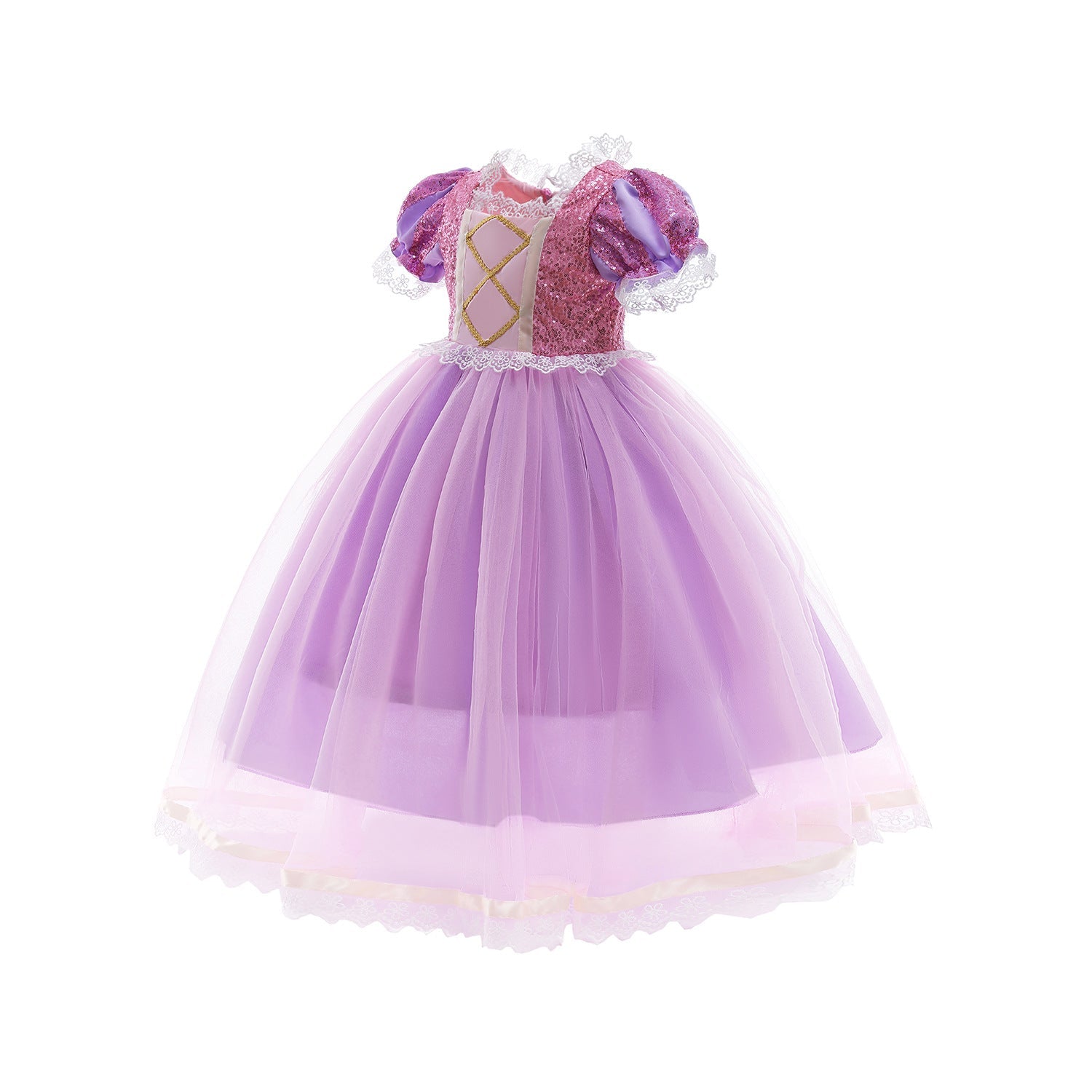 New Princess Girl Sofia Costume Dresses For Cosplay Party Holiday Birthday