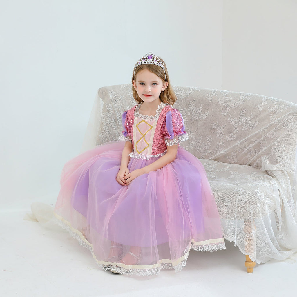 New Princess Girl Sofia Costume Dresses For Cosplay Party Holiday Birthday