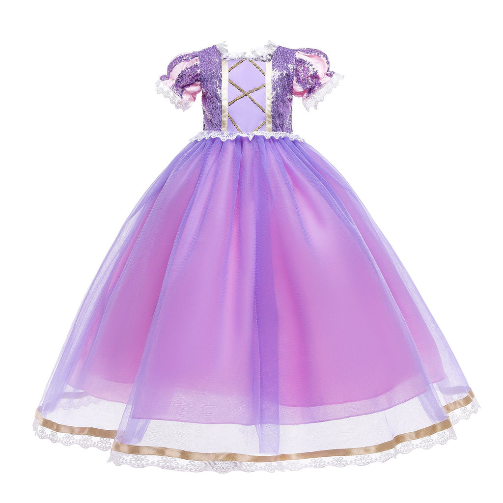 New Princess Girl Sofia Costume Dresses For Cosplay Party Holiday Birthday