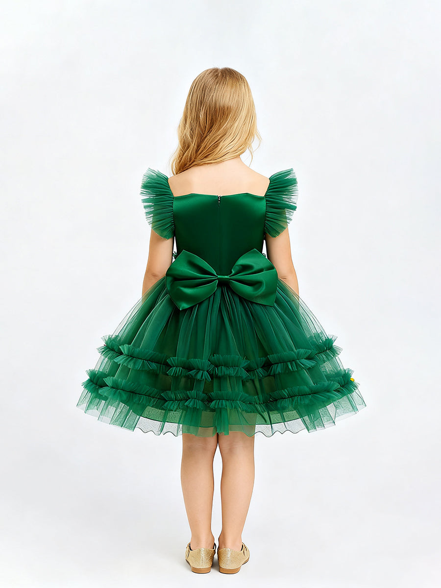 Kids Christmas Tree Tutu Costume