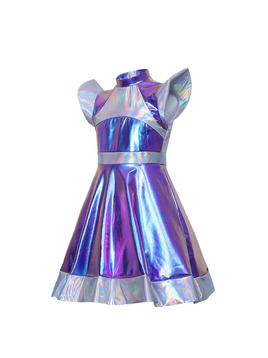 Kids Holographic Alien Costume