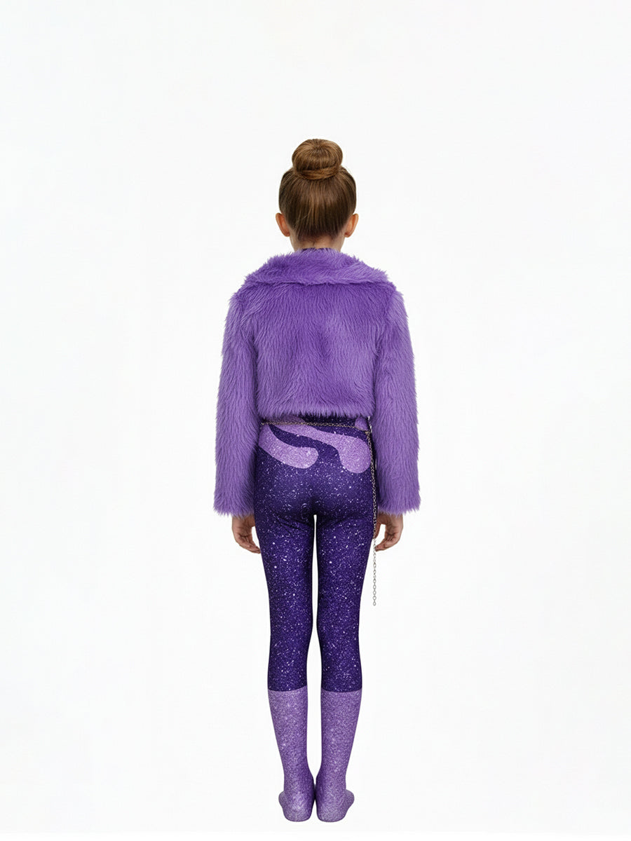 Purple Pop Star Stage Costume