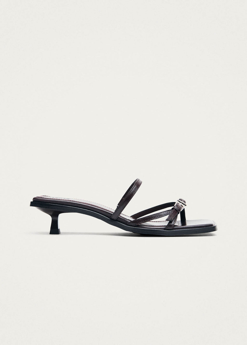 Liko Rift Dark Brown Leather Sandals