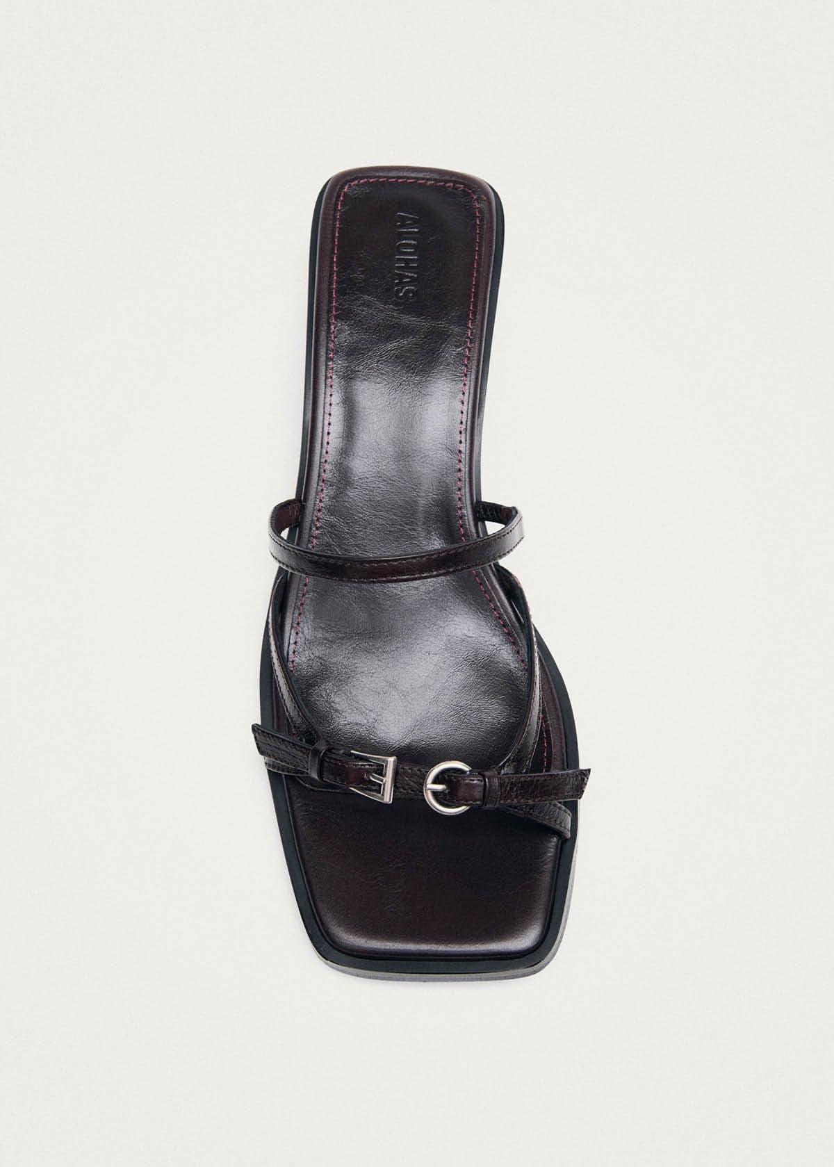 Liko Rift Dark Brown Leather Sandals