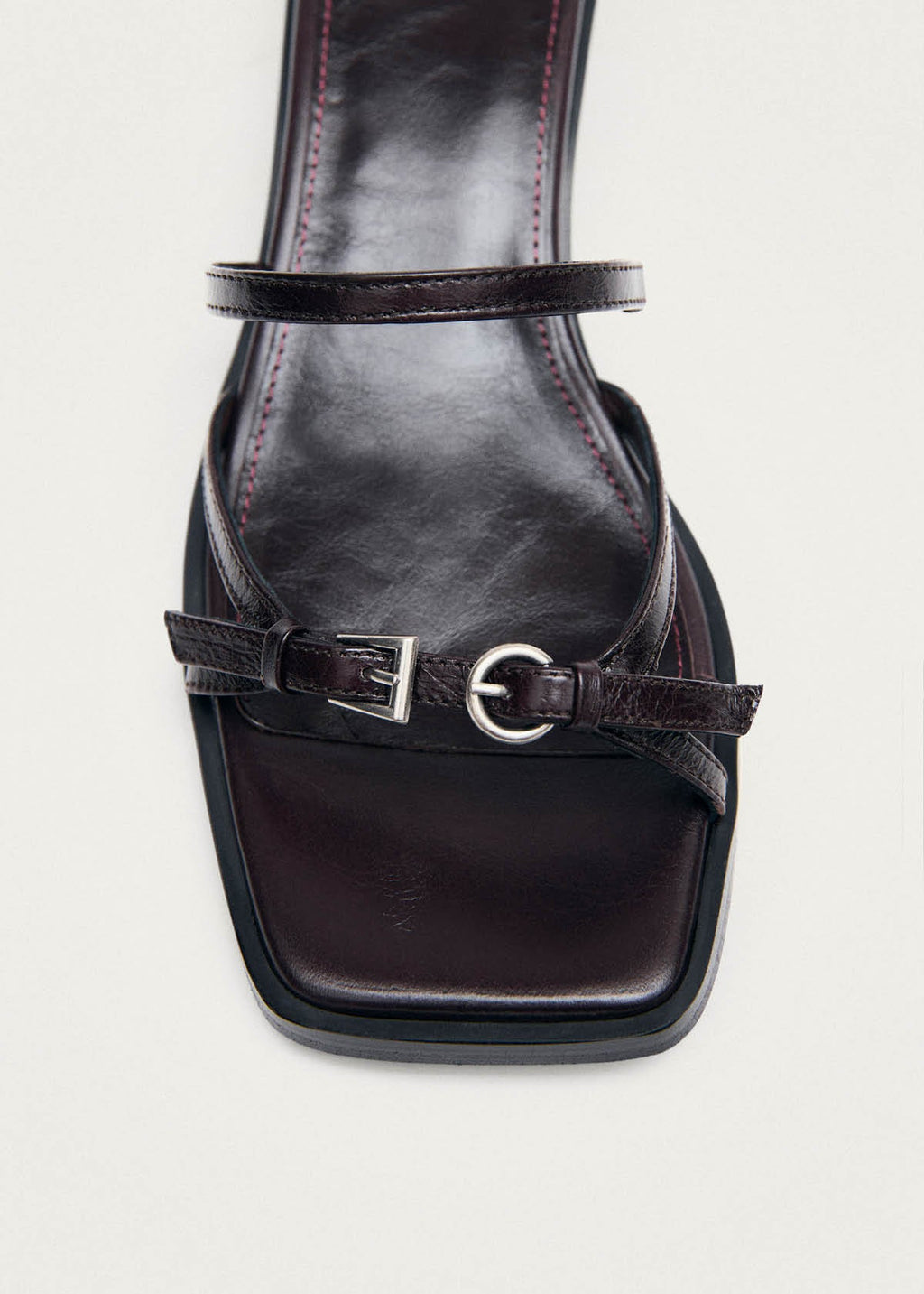 Liko Rift Dark Brown Leather Sandals