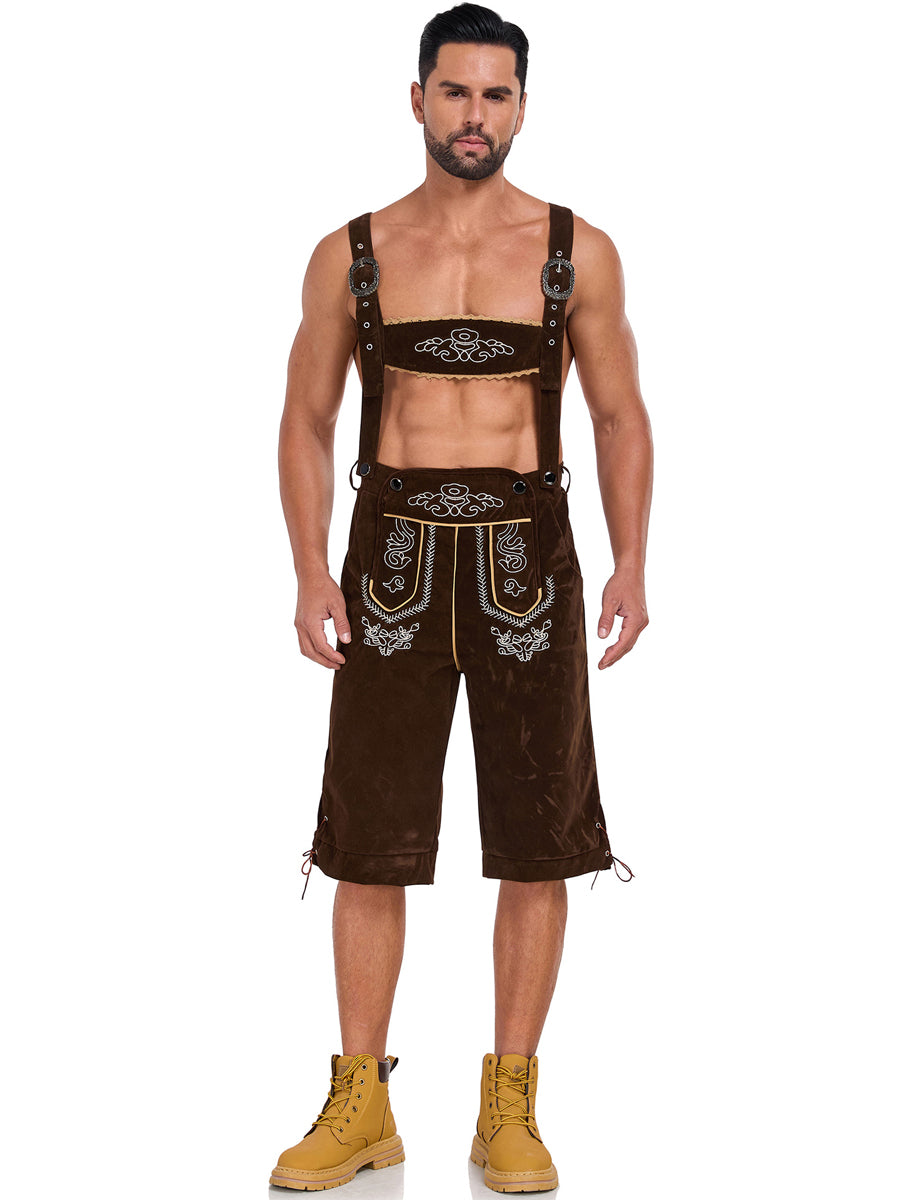 Men's Lederhosen Oktoberfest Costume